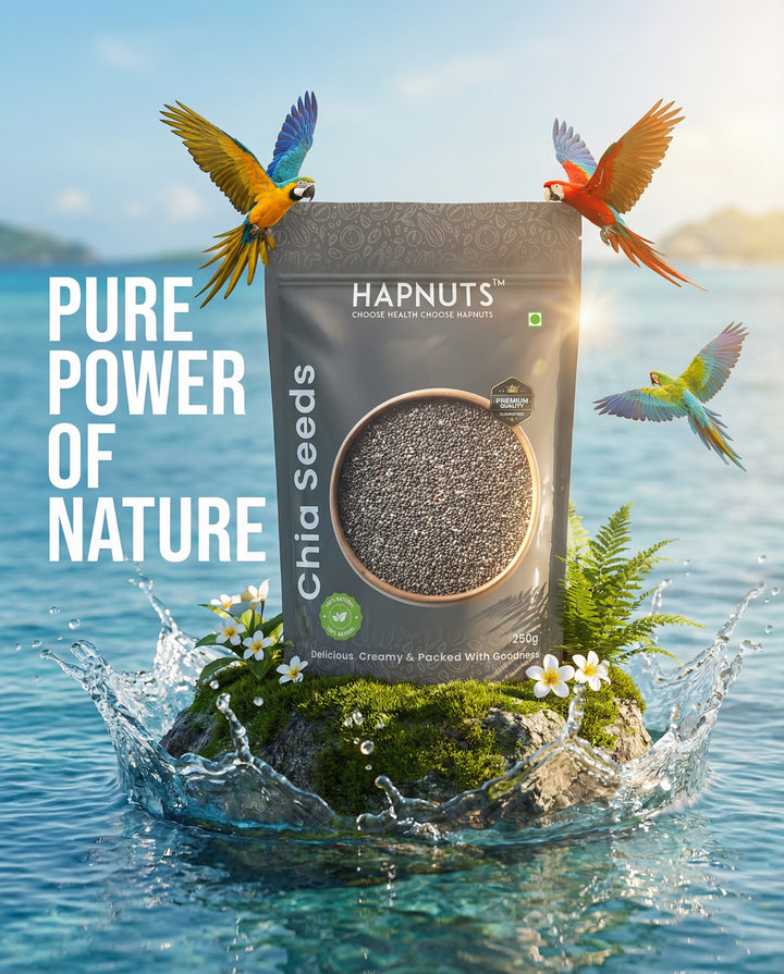 HapNuts premium chia seeds pack – buy chia seeds online India