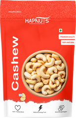 HAPNUTS Premium Cashew Nuts 250gx4 (1KG) | Whole, Creamy & Crunchy Kaju | Healthy Dry Fruit Snack | Rich in Protein & Antioxidants