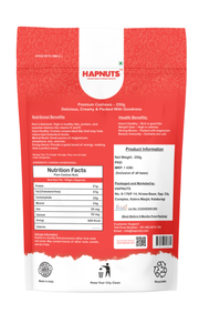 HAPNUTS Premium Cashew Nuts 250gx4 (1KG) | Whole, Creamy & Crunchy Kaju | Healthy Dry Fruit Snack | Rich in Protein & Antioxidants
